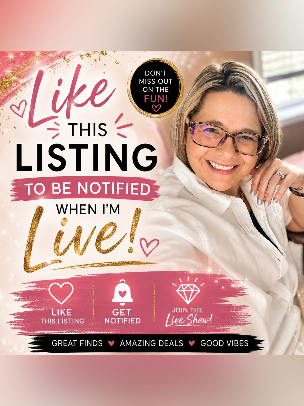 Steph is LIVE💕 Come check out the goodies, hang out & chat 💕🤩🥳